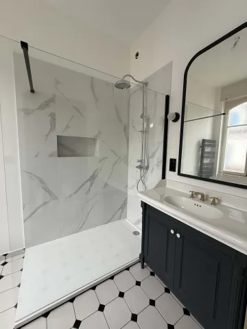 rénovation de douches à l'italienne